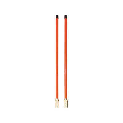 Buyers Products Bolt On Snow Plow Bumper Marker Sight Guides w/ Hardware, Orange - VMInnovations