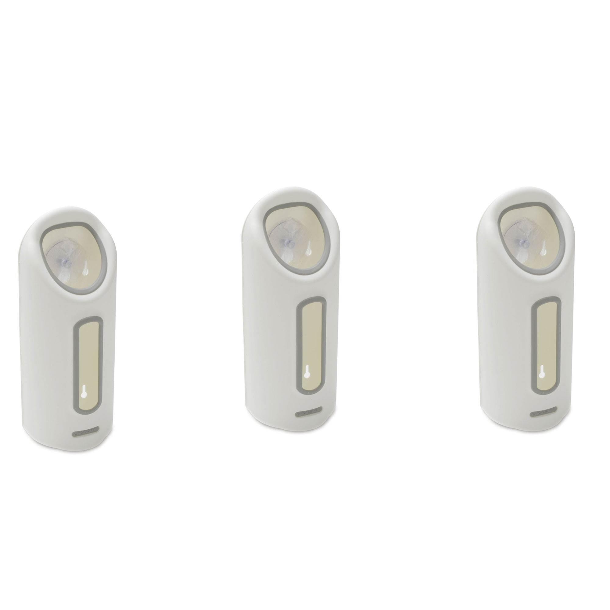 Madesmart Suction Cup Plastic Grocery Bag Saver Wall Holder Dispenser (3 Pack)