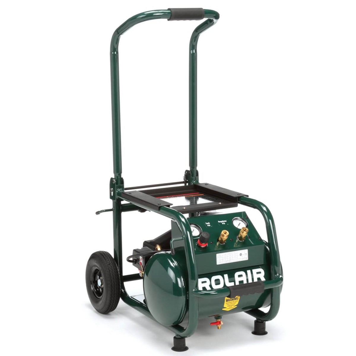 Rolair 5.3 Gallon Electric Wheeled Portable Compressor tires & tools (For Parts)