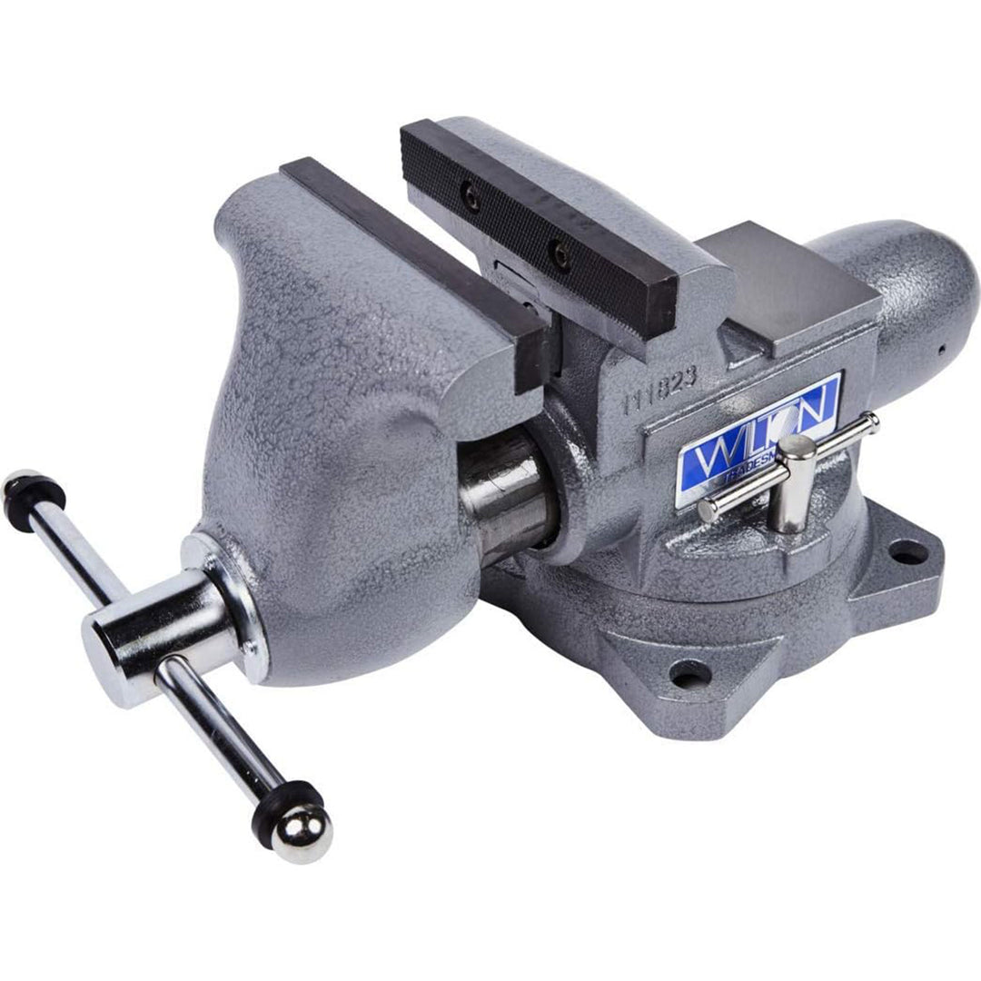 Wilton Tradesman 1765 6.5 Inch Jaw Width Steel Swivel Base Anvil Work Bench Vise