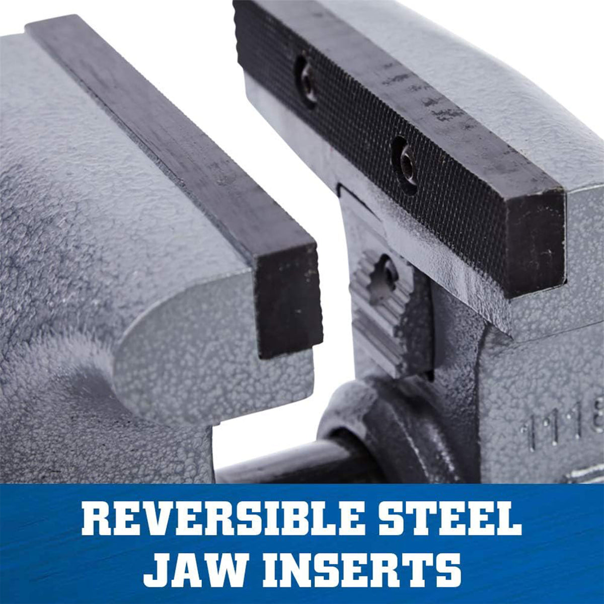 Wilton Tradesman 6.5in Jaw Width Steel Swivel Base Anvil Bench Vise (Open Box)