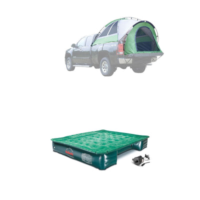 Napier Easy Setup Truck Bed Tent w/ GrayAirBedz Inflatable Truck Air Mattress