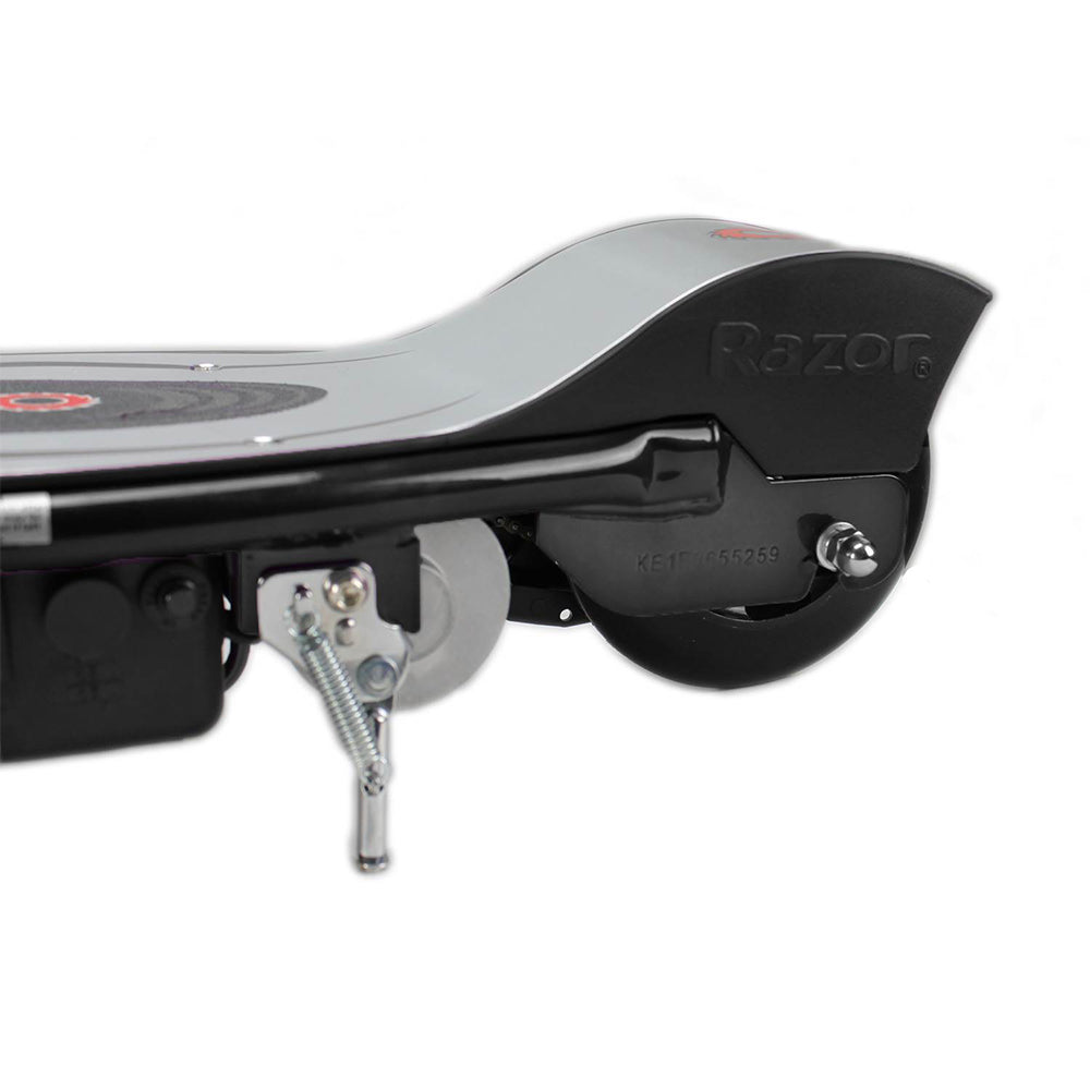 Razor E100 Kids Motorized 24V Electric Ride-On Scooter w/ Helmet and Pads, Black