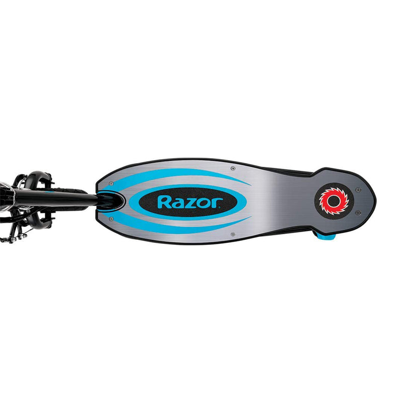 Razor Power Core E100 Kids Electric Powered Kick Start Scooter, Blue (For Parts)