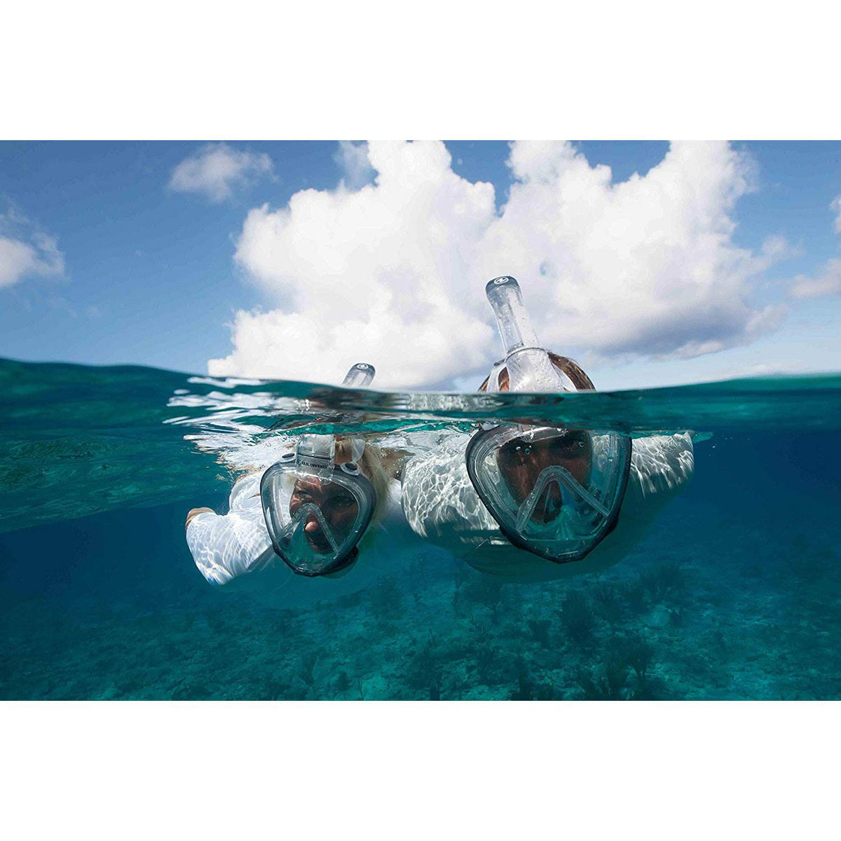 U.S. Divers AirGo Purge LX Submersible Panoramic Snorkeling Mask,Small(Open Box)