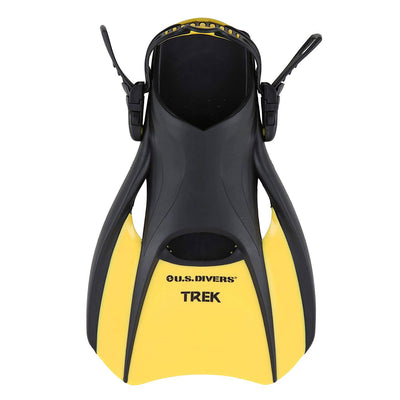 U.S. Divers Trek Size Medium Unisex Diving Swimming Snorkel Travel Fins (Used)