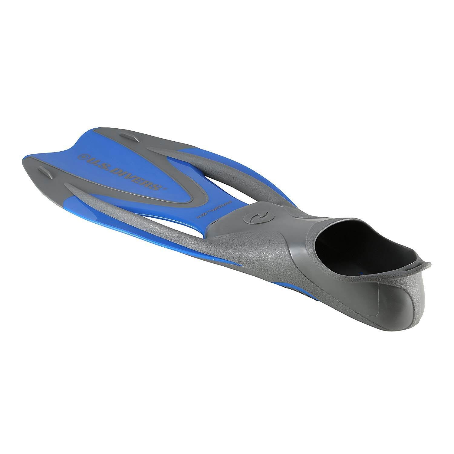 U.S. Divers Proflex Fx Size Small Diving and Swimming Fins, Blue/Gray (Open Box)