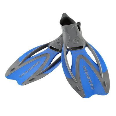 U.S. Divers Proflex Fx Size Small Diving and Swimming Fins, Blue/Gray (Open Box)