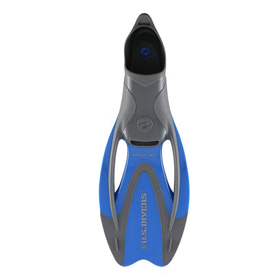 U.S. Divers Proflex Fx Size Small Diving and Swimming Fins, Blue/Gray (Open Box)
