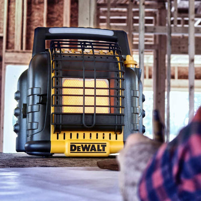 Dewalt 12,000 BTU Portable Cordless Heavy Duty Radiant Heater, Black (For Parts) - VMInnovations