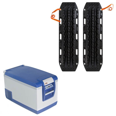 ARB Portable 63 Qt. Car Travel Fridge Freezer & MAXTRAX Vehicle Recovery Device