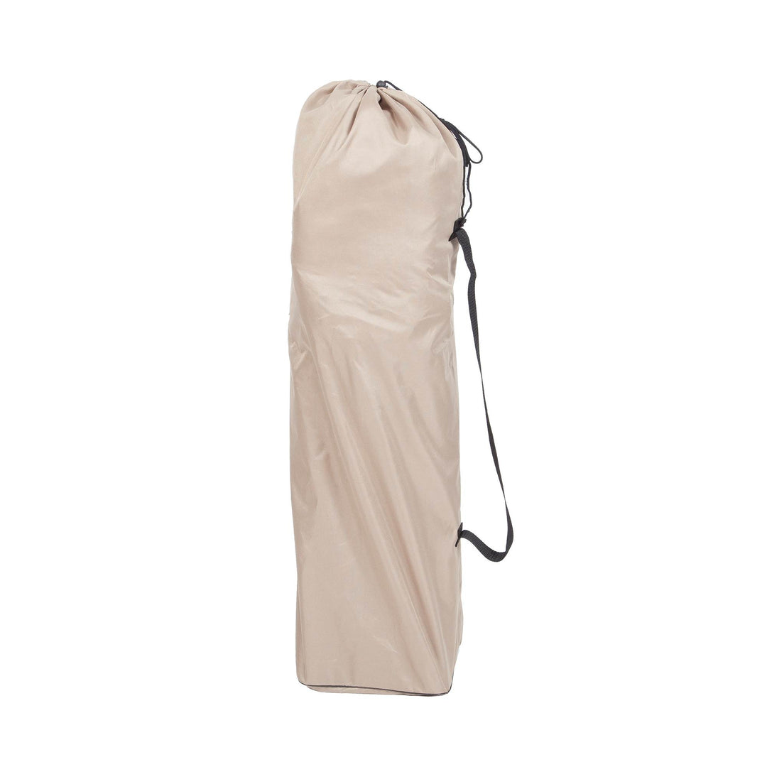 Mac Sports Foldable Padded Outdoor Club Camping Chair with Carry Bag, Beige - VMInnovations