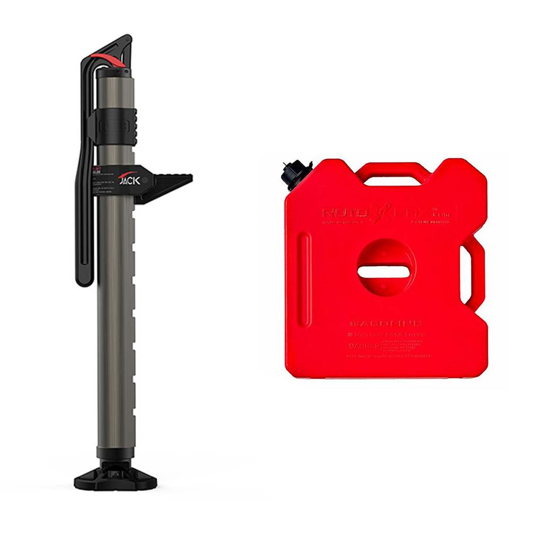 ARB 4409 Pound 6" to 48" Hydraulic Jack & 3 Gallon EPA Safe Gasoline Container