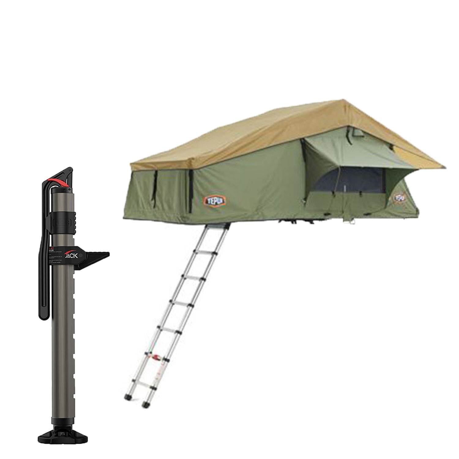 Tepui Tents Explorer Series Autana 3 Person Car Truck Camp Roof Top Tent & Jack