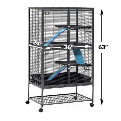 MidWest Homes Critter Nation Double Unit Wire Habitat for Small Pets (Open Box)
