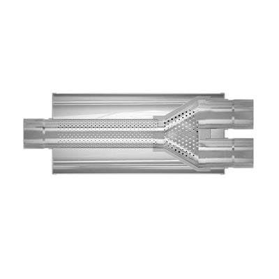 MagnaFlow 5x8" Oval Single In Dual Out Performance Truck Muffler (Open Box)