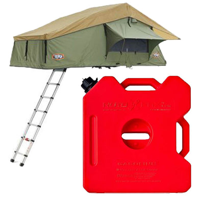 Tepui Explorer Autana 3 Person Car Camp Roof Top Tent & 3 Gallon Gas Container