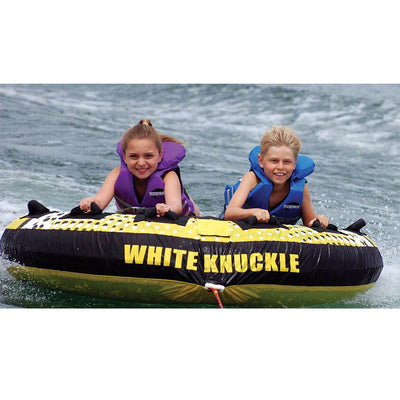 White Knuckle Skimmer 70in 2 Person Towable Pull Behind Inner Tube (Open Box)