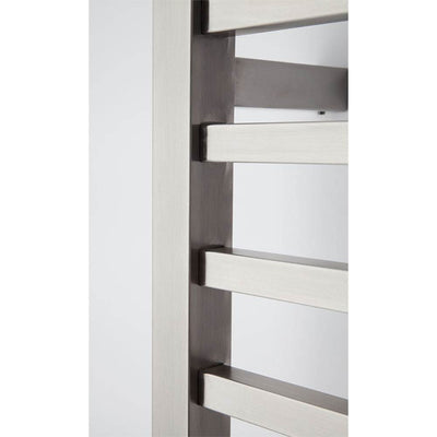 Amba RSWH-B Radiant 10 Bar Hardwired Square Heated Double Towel Warmer, Brushed