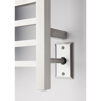 Amba RSWH-B Radiant 10 Bar Hardwired Square Heated Double Towel Warmer, Brushed