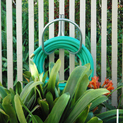 Yard Butler HHRP-4 Rust Proof Steel Wall Mounted Garden Hose Hanger (Open Box)
