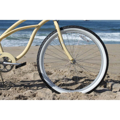 Firmstrong Urban Lady Single Speed Women's 26" Beach Cruiser Bike, Baby Blue