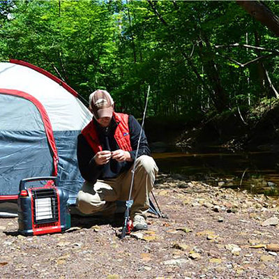Mr. Heater Portable Outdoor Buddy Propane Gas Space Heater with Buddy Carry Bag
