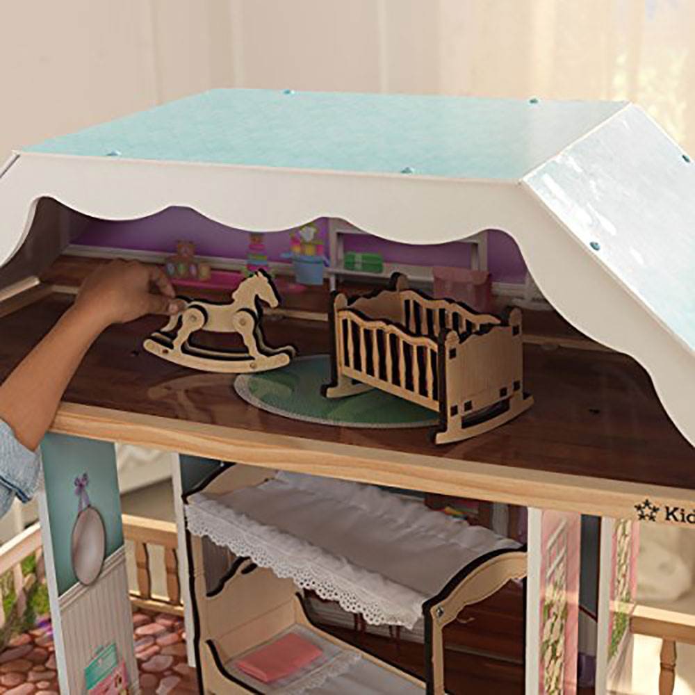 KidKraft Charlotte Children's Toy 4' Dollhouse w/ EZ Kraft Assembly (Open Box)