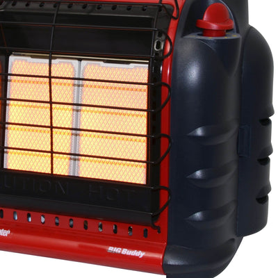 Mr. Heater 4000 to 18000 BTU Big Buddy Propane Gas Heater w/ Big Buddy Carry Bag