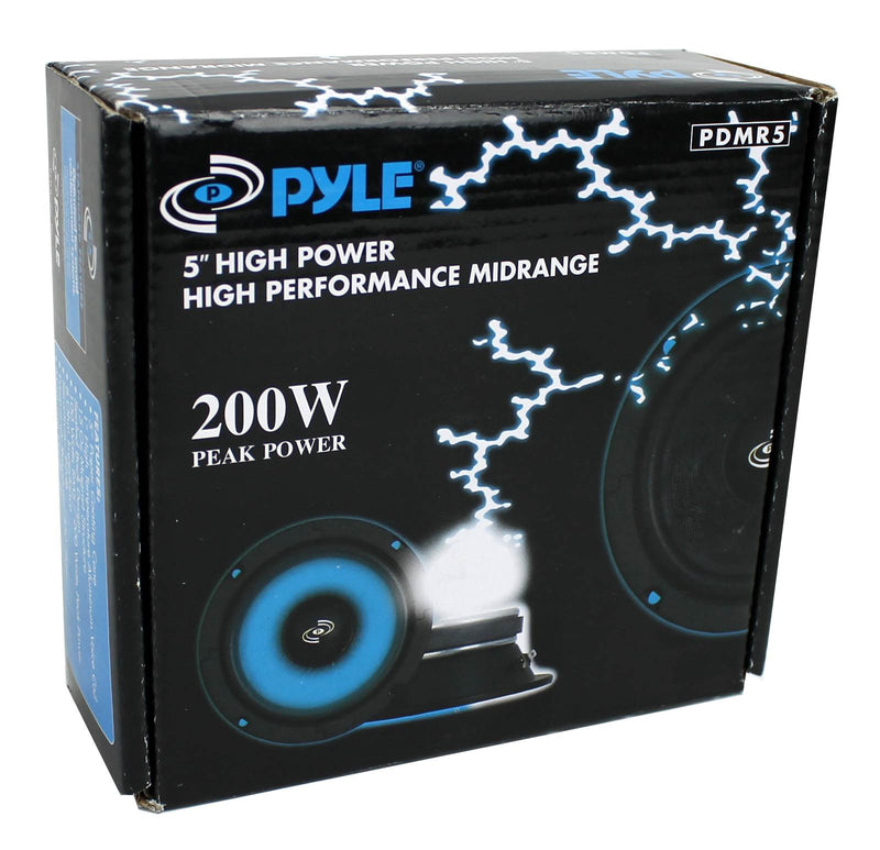 PYLE Pro 5" 200W Car DJ/Home Mid Bass MidRange Speaker Driver Audio (Used)