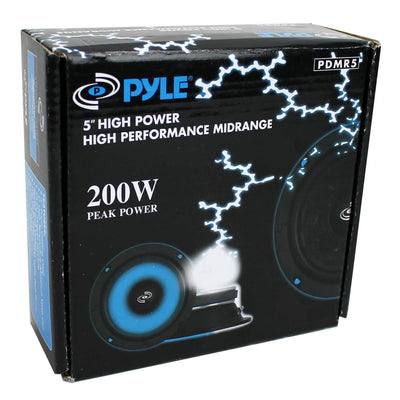 PYLE Pro 5" 200W Car DJ/Home Mid Bass MidRange Speaker Driver Audio (Used) - VMInnovations