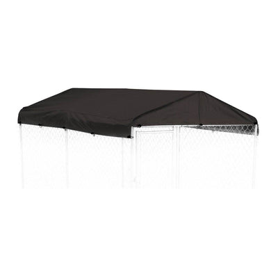 WeatherGuard 5 x 10' Large Outdoor Dog Run Kennel Waterproof Roof Cover (2 Pack)