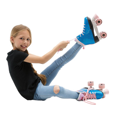 Circle Society Bling Bubble Gum Kids Skates, Sizes 3 to 7 (Open Box)