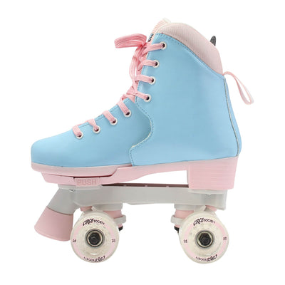 Circle Society Classic Cotton Candy Roller Skates, Girl Sizes 12 to 3 (Open Box)