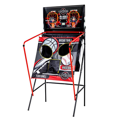 Lancaster 2 Player Electronic Arcade 3 in 1 Basketball Sports Game (Used)