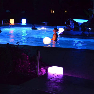 Main Access 16" Pool Waterproof Color Changing Floating LED Light Seat(Open Box) - VMInnovations