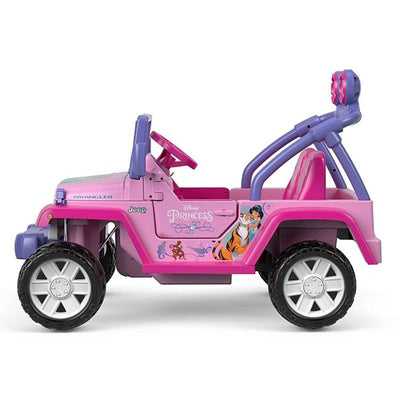 Power Wheels Kids 12 Volt Toy Ride On Disney Princess Jeep Wrangler (For Parts)