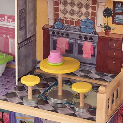 KidKraft Kids' Kayla Play Wooden Dollhouse and Furniture Pieces (Used)