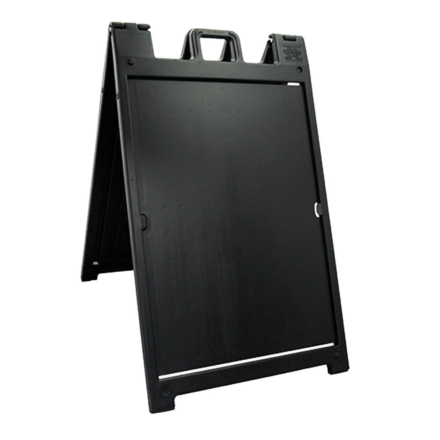 Plasticade Deluxe Signicade Portable Folding Double Sided Sign Stand (2 Pack)