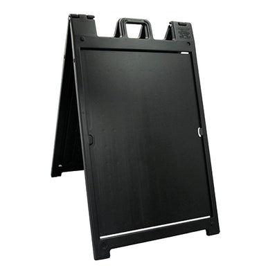 Plasticade Deluxe Signicade Portable Folding Double Sided Sign Stand (2 Pack)