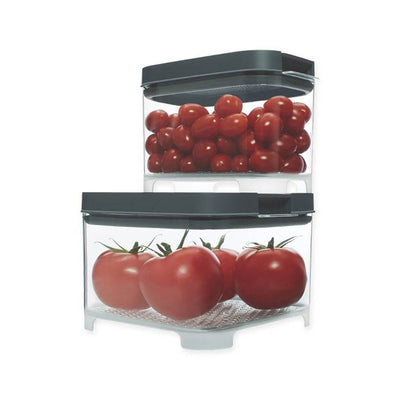 Rubbermaid Freshworks Produce Containers with Lids, Small & Medium (Open Box)