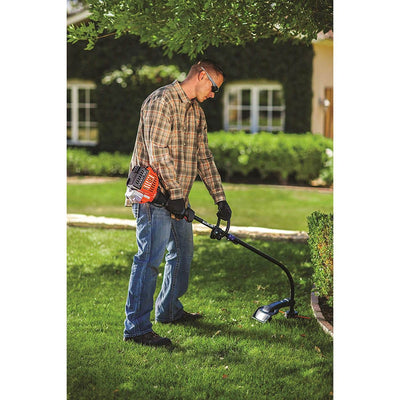 Remington RM2510 Rustler 25cc Gas Curved Shaft String Trimmer & Edger, Orange