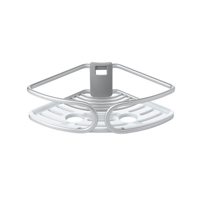 OXO Good Grips Quick-Extend Aluminum Pole Shower 4-Shelf Bath Caddy Silver(Used)
