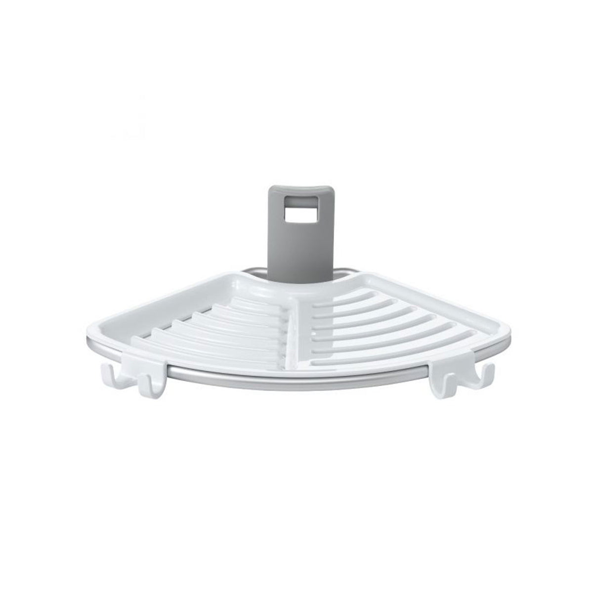 OXO Good Grips Quick-Extend Aluminum Pole Shower 4-Shelf Bath Caddy Silver(Used)