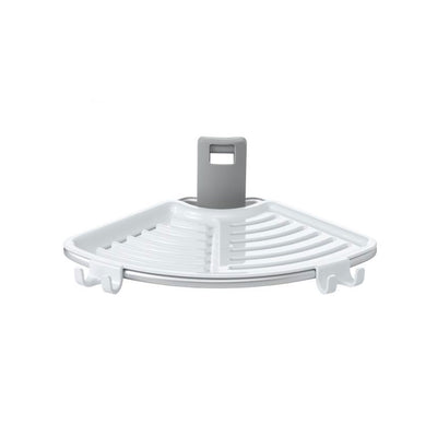 OXO Good Grips Quick-Extend Aluminum Pole Shower 4-Shelf Bath Caddy Silver(Used)