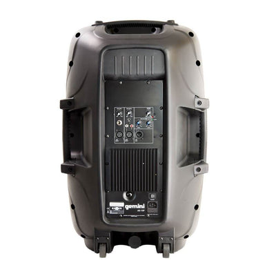Gemini AS-15P Professional Portable 15 Inch Active Powered Loudspeaker Speaker