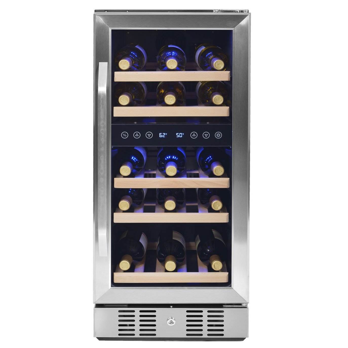 NewAir 29 Bottle Capacity Compressor Wine Cooler Fridge (Certified Refurbished)