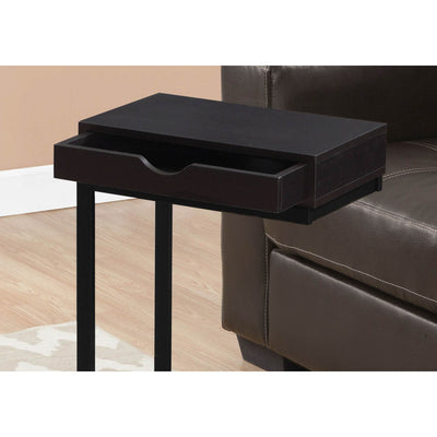 Monarch Specialties Contemporary Accent Rectangular Side End Table, Cappuccino