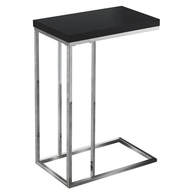 Monarch Specialties Contemporary Accent Side End Table, Glossy Black (For Parts)