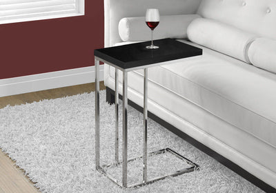 Monarch Specialties Contemporary Accent Side End Table, Glossy Black (For Parts)